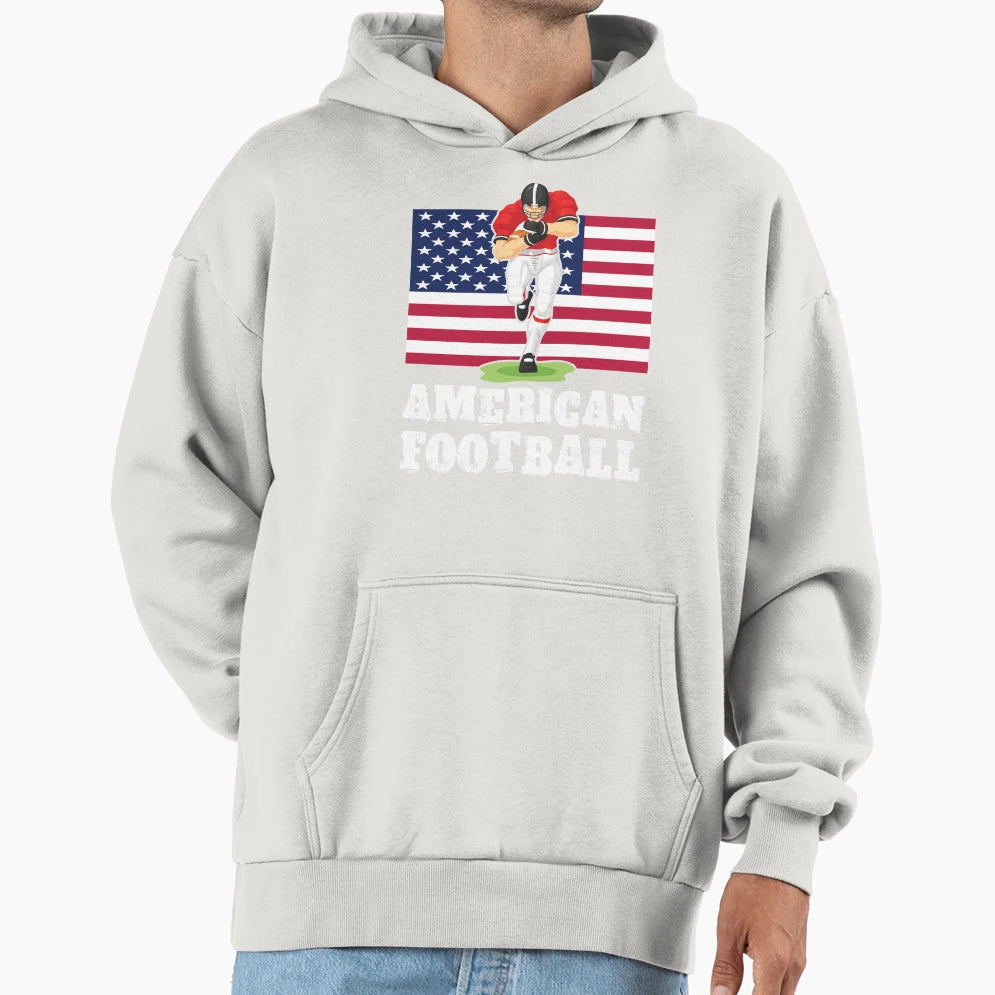 American Football Hoodie - Trendy Graphic Men Women - T-Shirt, Sweatshirt, Hoodie
