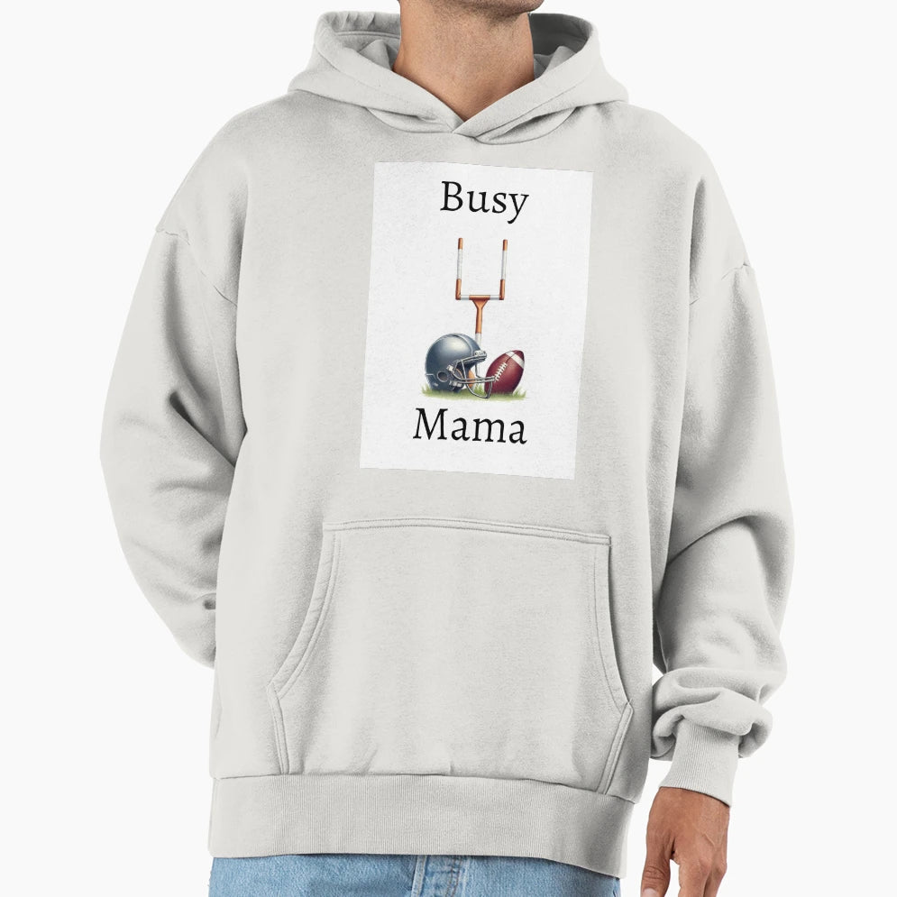 Football Mom Frenzy Bold Devoted Always Hoodie - Trendy Graphic Men Women - T-Shirt, Sweatshirt, Hoodie