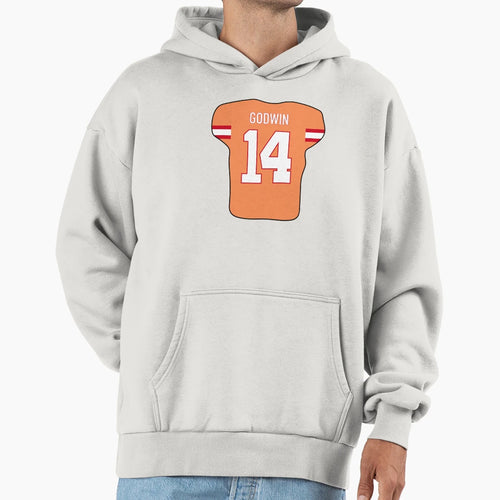 Chris Godwin Jersey Hoodie - Casual Everyday Wear Men Women - T-Shirt, Sweatshirt, Hoodie