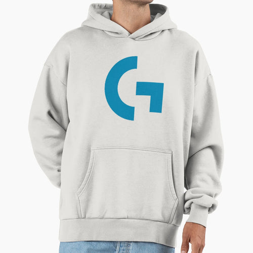 Logitech Logo Hoodie - Custom Art Print Men Women - T-Shirt, Sweatshirt, Hoodie