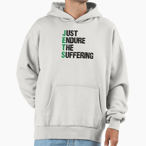 Just Endure Suffering Funny Jets Hoodie - Unique Graphic for Adults - T-Shirt, Sweatshirt, Hoodie