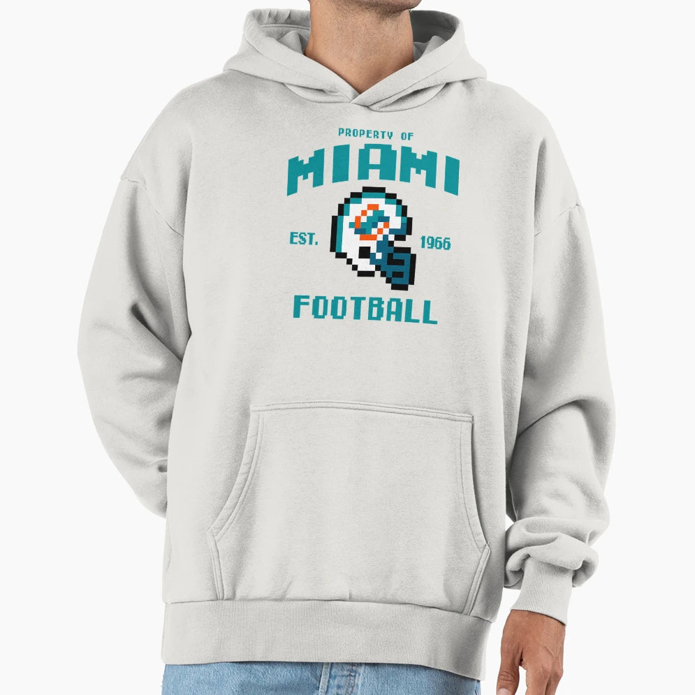 Property Miami Dolphins Football Hoodie - Streetwear Style Men Women - T-Shirt, Sweatshirt, Hoodie