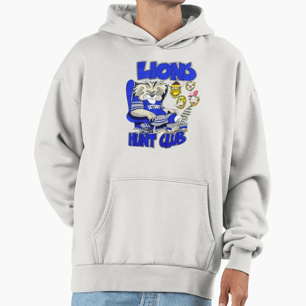 Football Detroit Lions Hoodie - Novelty Apparel for Adults - T-Shirt, Sweatshirt, Hoodie
