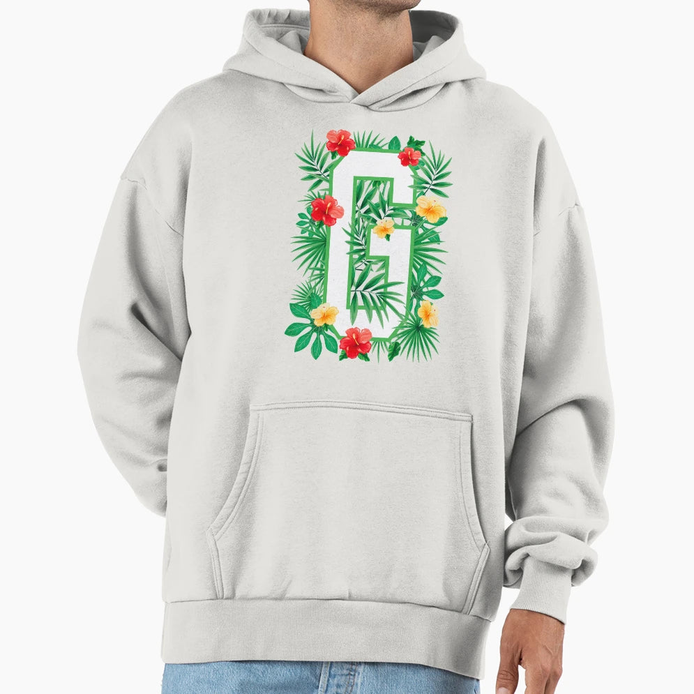 Capital Letter G Alphabet Monogram Hoodie - Streetwear Style Men Women - T-Shirt, Sweatshirt, Hoodie