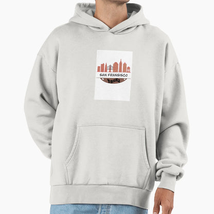 San Fransisco 49Ers Cityscape Hoodie - Streetwear Style for Adults - T-Shirt, Sweatshirt, Hoodie