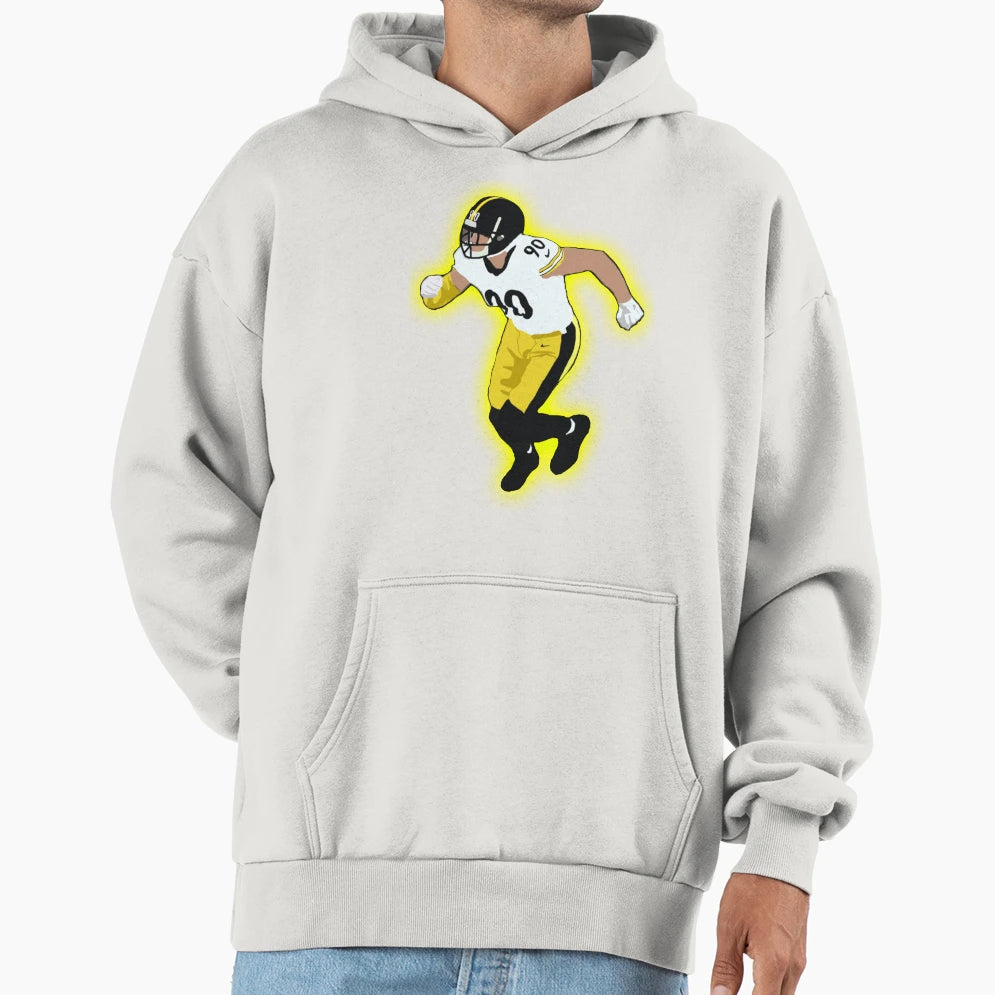 T J Watt Hoodie - Custom Art Print for Adults - T-Shirt, Sweatshirt, Hoodie