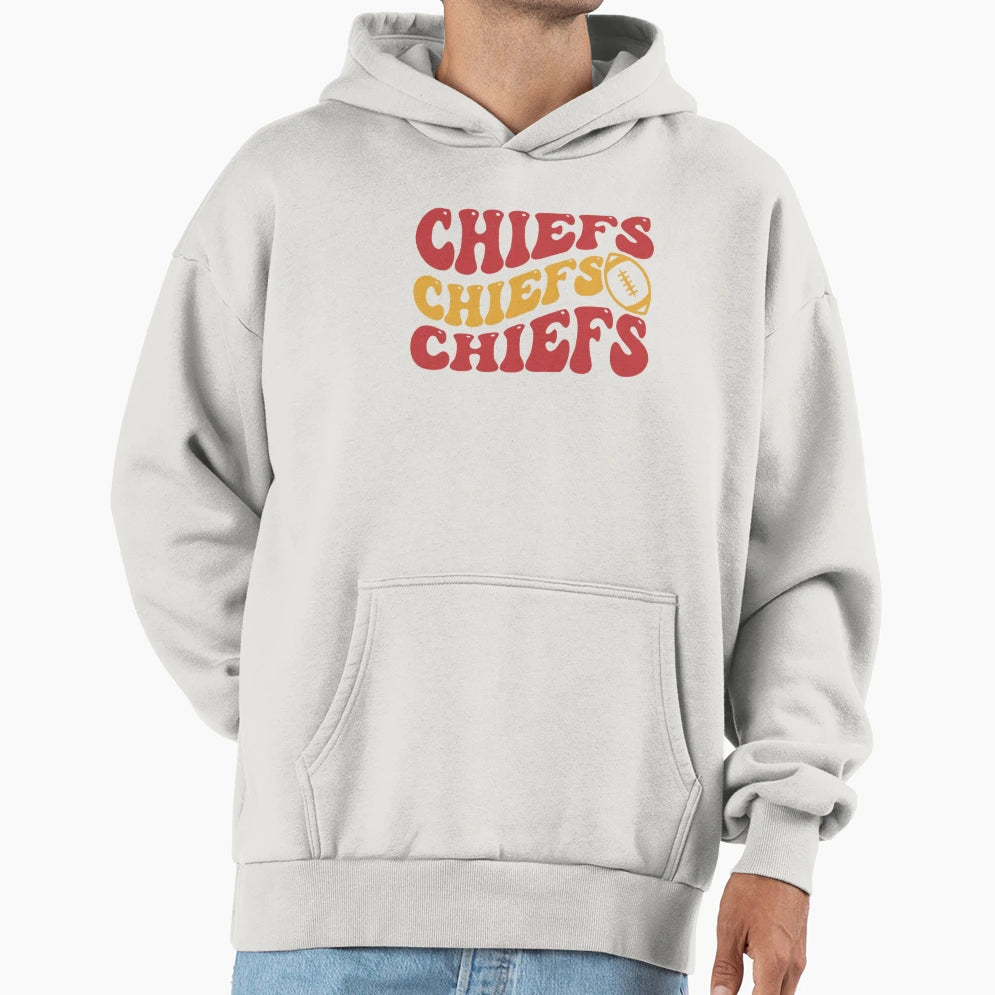 Chiefs Football Hoodie - Minimalist Print Men Women - T-Shirt, Sweatshirt, Hoodie