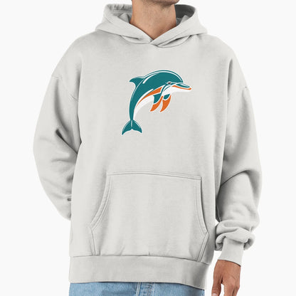Dolphin Hoodie - Fun Novelty Design Unisex - T-Shirt, Sweatshirt, Hoodie