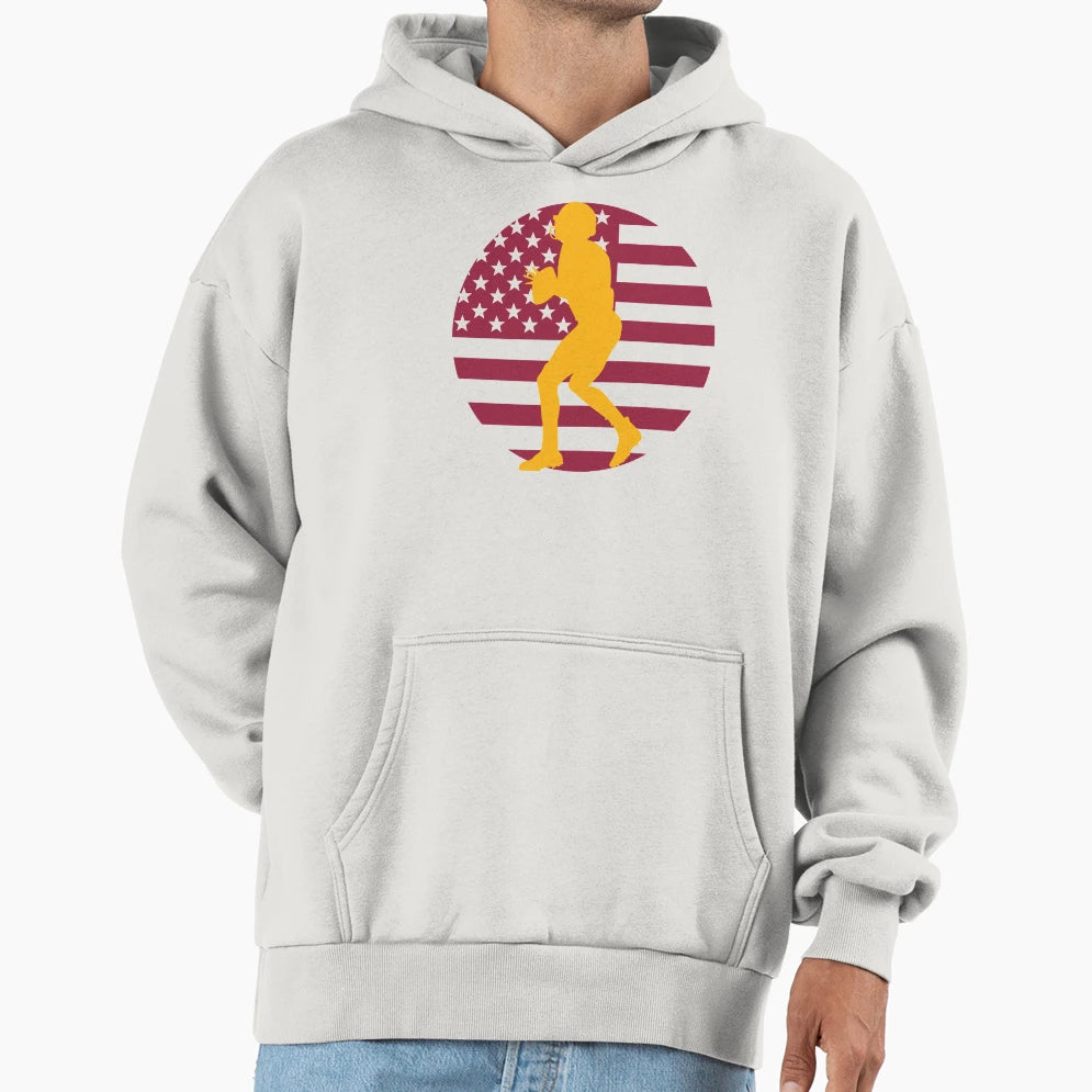 Football Quarterback Hoodie - Trendy Graphic for Adults - T-Shirt, Sweatshirt, Hoodie