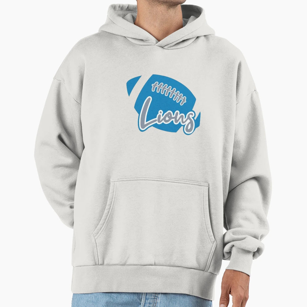 Football Detroit Lions Hoodie - Fun Novelty Design Men Women - T-Shirt, Sweatshirt, Hoodie