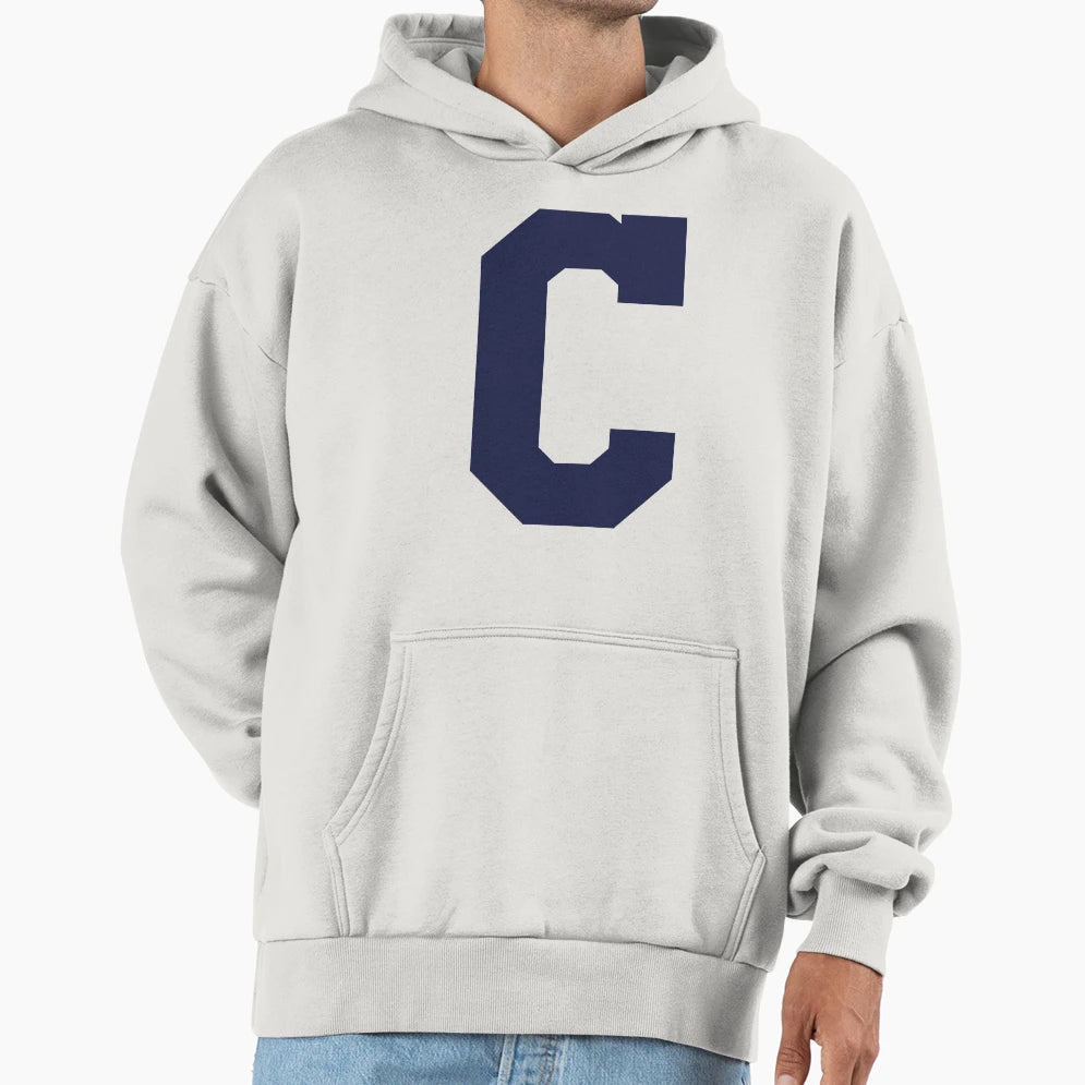 Alphabet Navy C Sports Letter C Hoodie - Graphic Print Men Women - T-Shirt, Sweatshirt, Hoodie