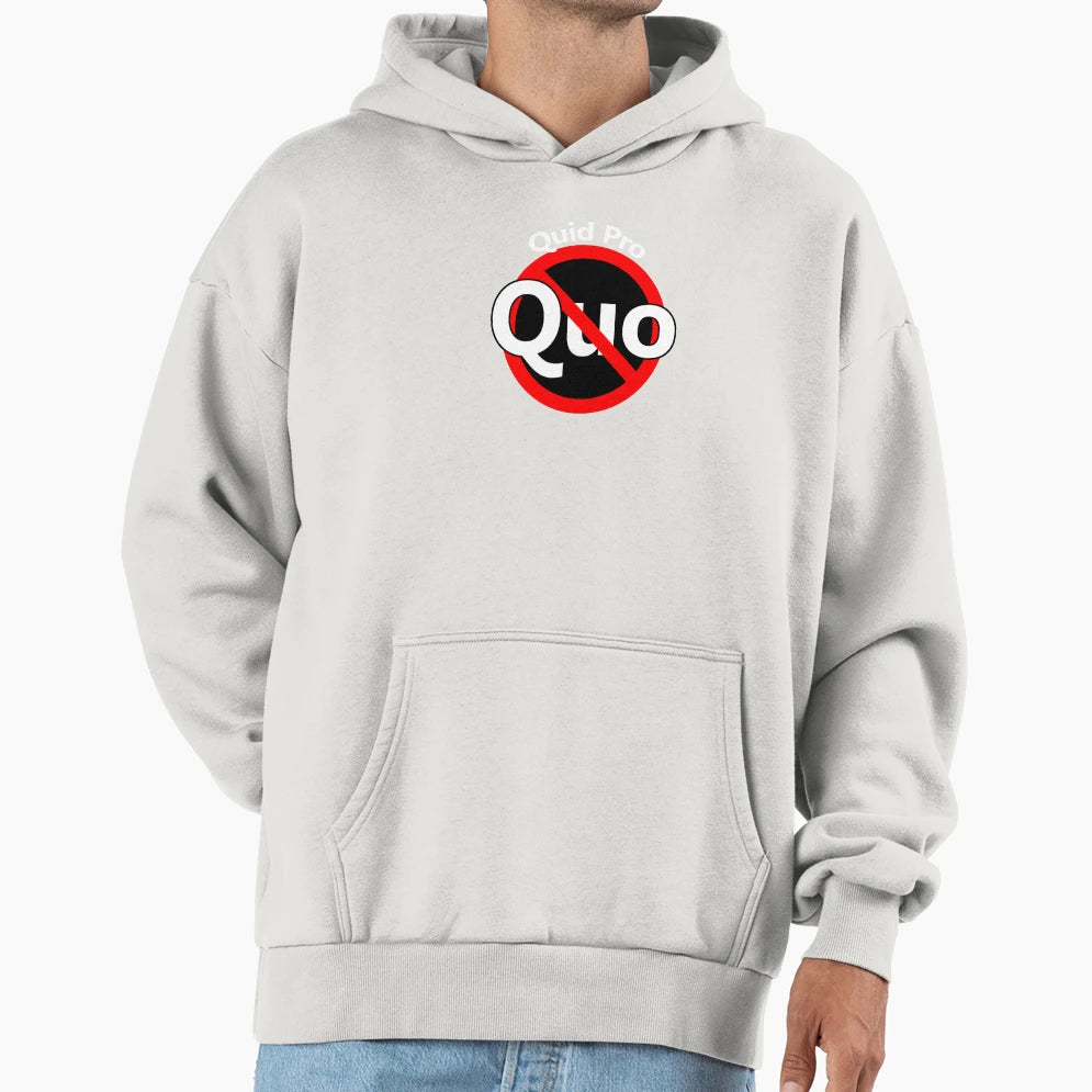 No Quid Pro Quo Latin No Arrangement Hoodie - Unique Graphic Unisex - T-Shirt, Sweatshirt, Hoodie