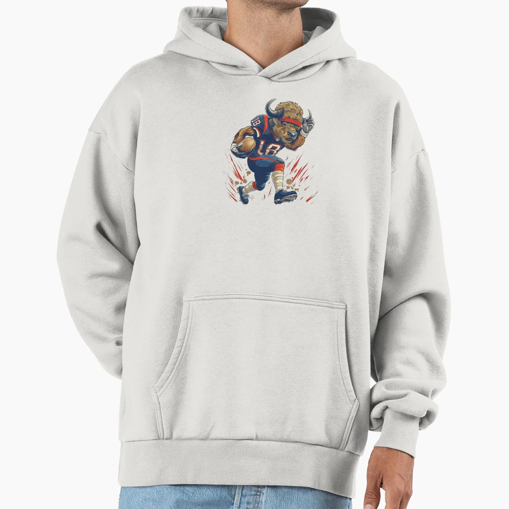 Buffalo Football Hoodie - Aesthetic Graphic for Adults - T-Shirt, Sweatshirt, Hoodie