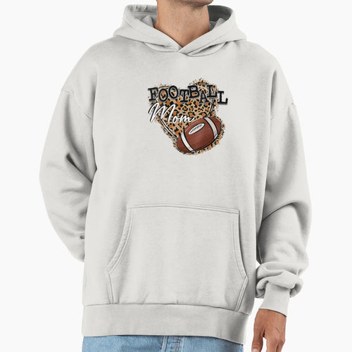 Mothers Day Womens Football Mom Hoodie - Novelty Apparel for Adults - T-Shirt, Sweatshirt, Hoodie