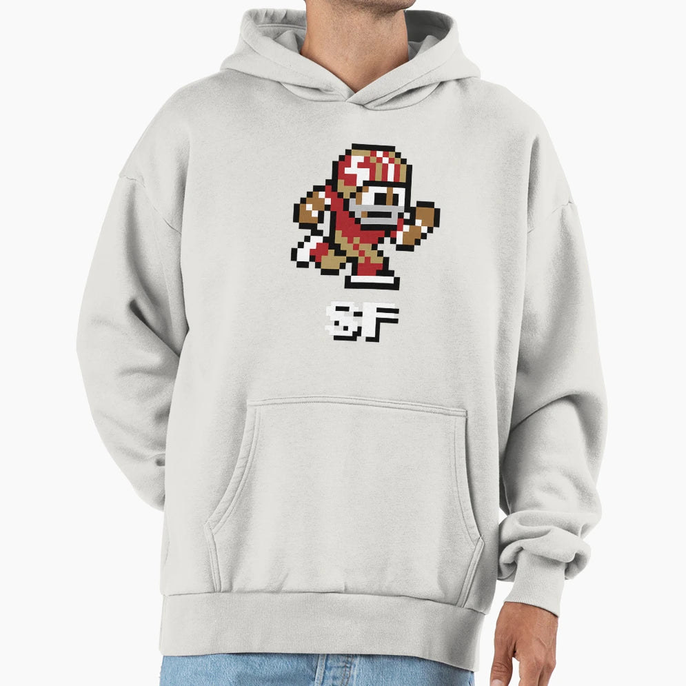 San Francisco 49Ers Supers Bowl 8 Bit Hoodie - Streetwear Style Men Women - T-Shirt, Sweatshirt, Hoodie