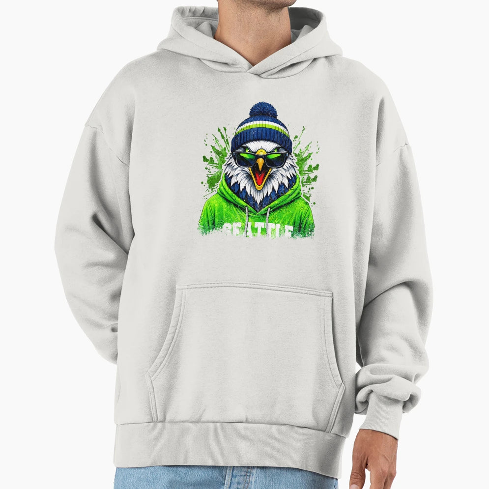 Splash Eagle Hoodie - Streetwear Style Unisex - T-Shirt, Sweatshirt, Hoodie