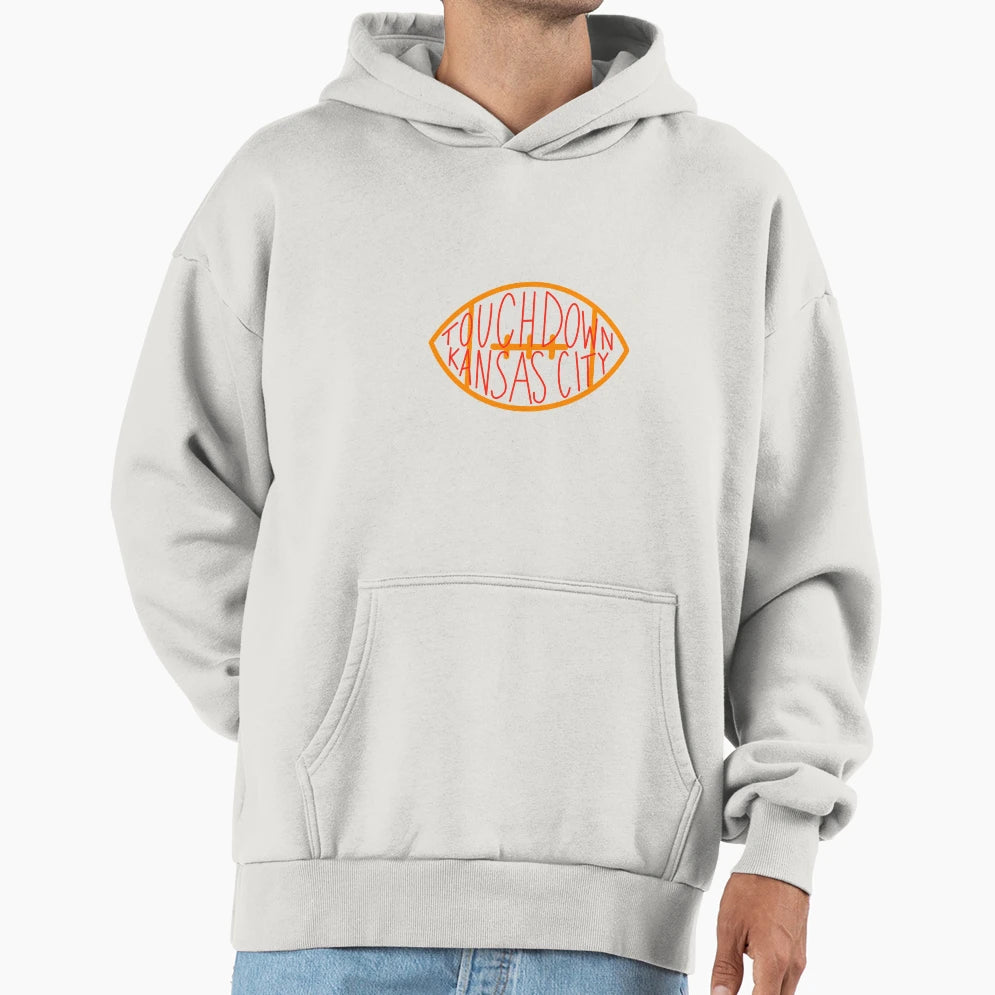 Touchdown Kansas City Hoodie - Trendy Graphic Men Women - T-Shirt, Sweatshirt, Hoodie