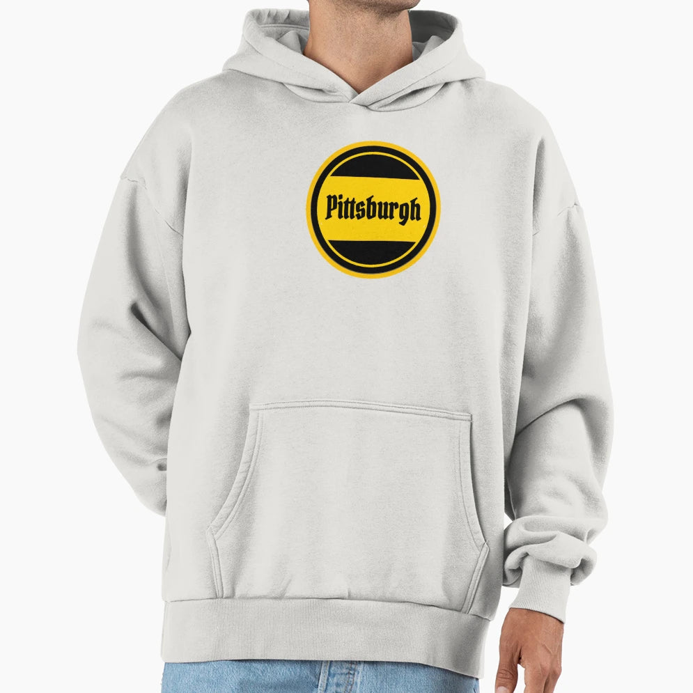 Pittsburgh Steel City Logo Hoodie - Casual Everyday Wear Unisex - T-Shirt, Sweatshirt, Hoodie