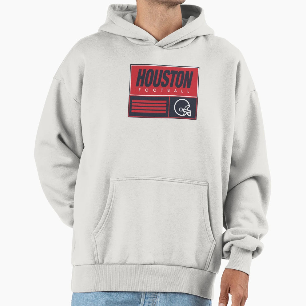 Houston Soccer Hoodie - Custom Art Print for Adults - T-Shirt, Sweatshirt, Hoodie