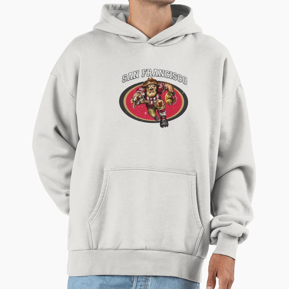 San Francisco Football Hoodie - Trendy Graphic Men Women - T-Shirt, Sweatshirt, Hoodie