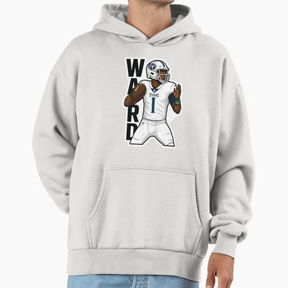 Cam Ward Titans Rookie Nfl 1 Hoodie - Aesthetic Graphic Men Women - T-Shirt, Sweatshirt, Hoodie