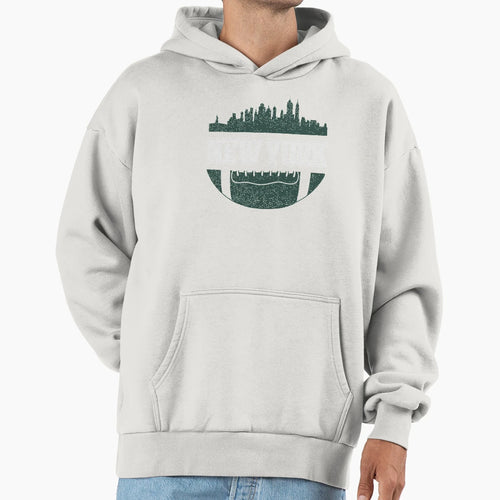 Jets Football Fan New York City Hoodie - Casual Everyday Wear Men Women - T-Shirt, Sweatshirt, Hoodie