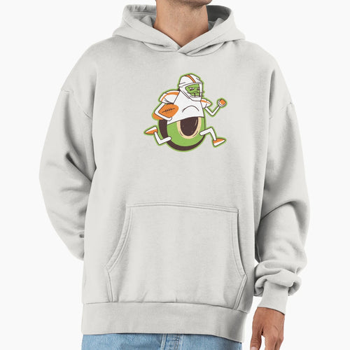 Avocado Soccer Player Playing Soccer Player Hoodie - Unique Graphic Unisex - T-Shirt, Sweatshirt, Hoodie