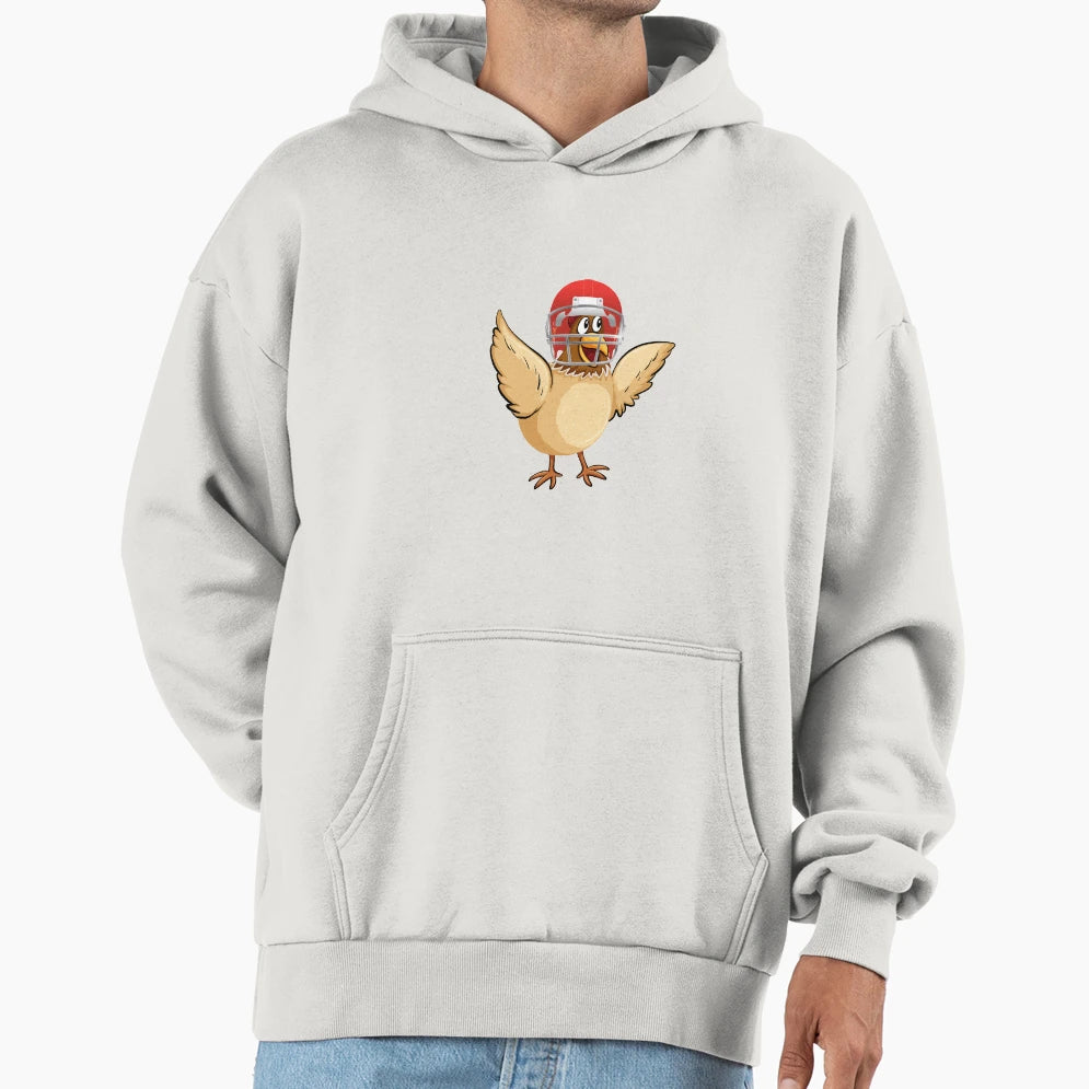 Chicken Fan Football Funny Chicken Lover Hoodie - Graphic Print Unisex - T-Shirt, Sweatshirt, Hoodie