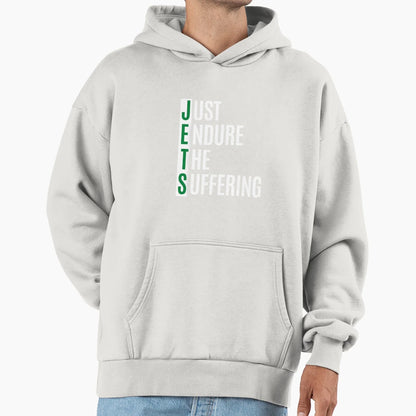 Just Endure Suffering Hoodie - Custom Art Print Unisex - T-Shirt, Sweatshirt, Hoodie
