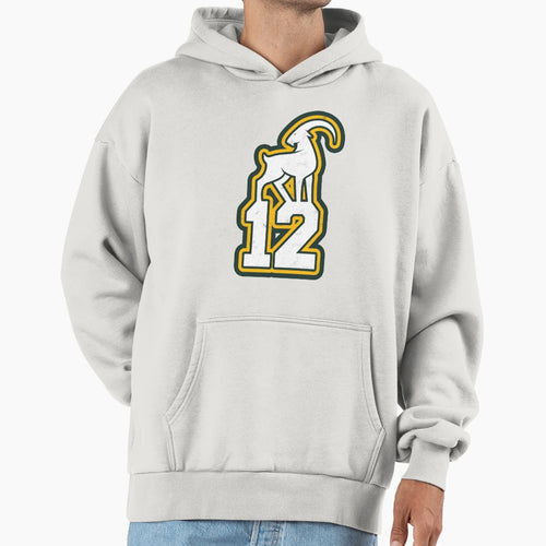 Goat 12 Green Bay Brady Hoodie - Custom Art Print Men Women - T-Shirt, Sweatshirt, Hoodie