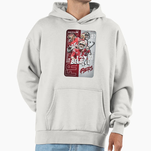 49Ers Football Hoodie - Minimalist Print Men Women - T-Shirt, Sweatshirt, Hoodie
