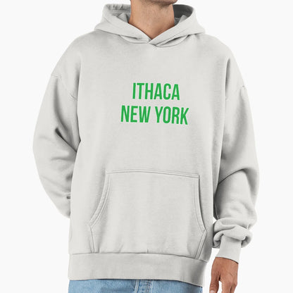 Ithaca New York Hoodie - Novelty Apparel Men Women - T-Shirt, Sweatshirt, Hoodie