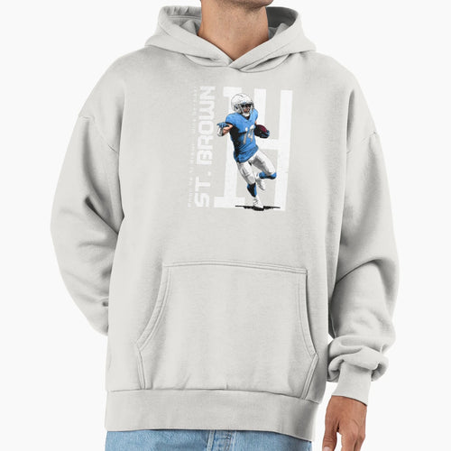 Amon Ra St Brown 14 Hoodie - Fun Novelty Design Men Women - T-Shirt, Sweatshirt, Hoodie