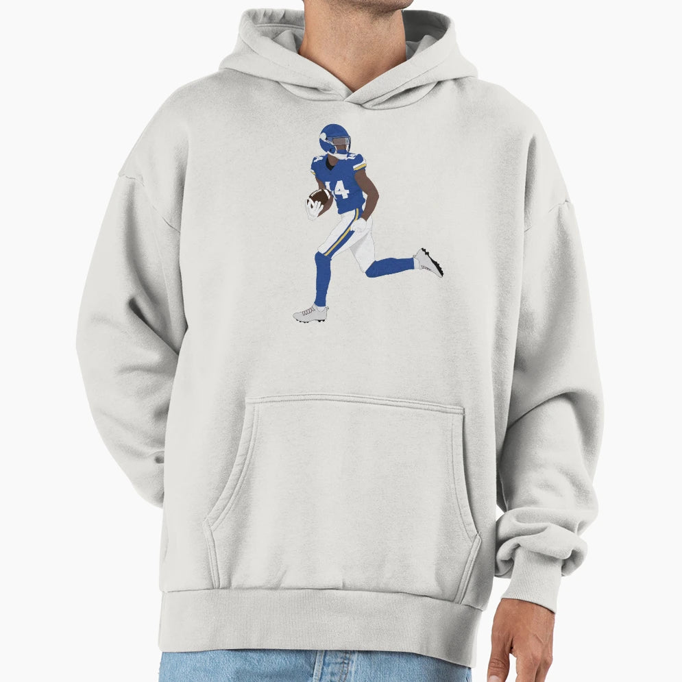 Football Run Hoodie - Graphic Print Men Women - T-Shirt, Sweatshirt, Hoodie