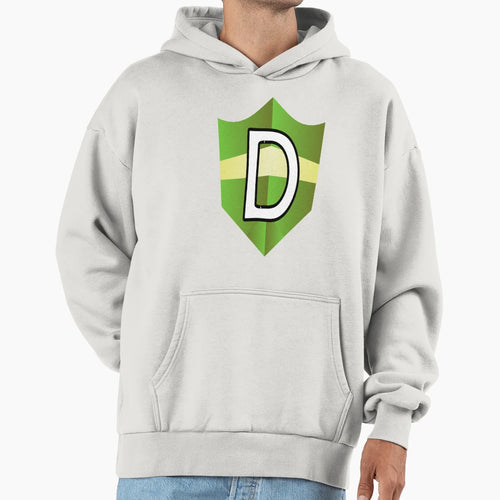 Letter D Shield Hoodie - Graphic Print Men Women - T-Shirt, Sweatshirt, Hoodie