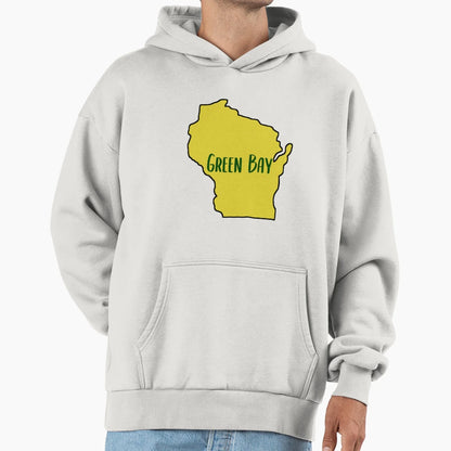 Green Bay Wisconsin Green And Gold Hoodie - Streetwear Style Unisex - T-Shirt, Sweatshirt, Hoodie