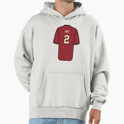 Elliott Fry Jersey Hoodie - Unique Graphic for Adults - T-Shirt, Sweatshirt, Hoodie