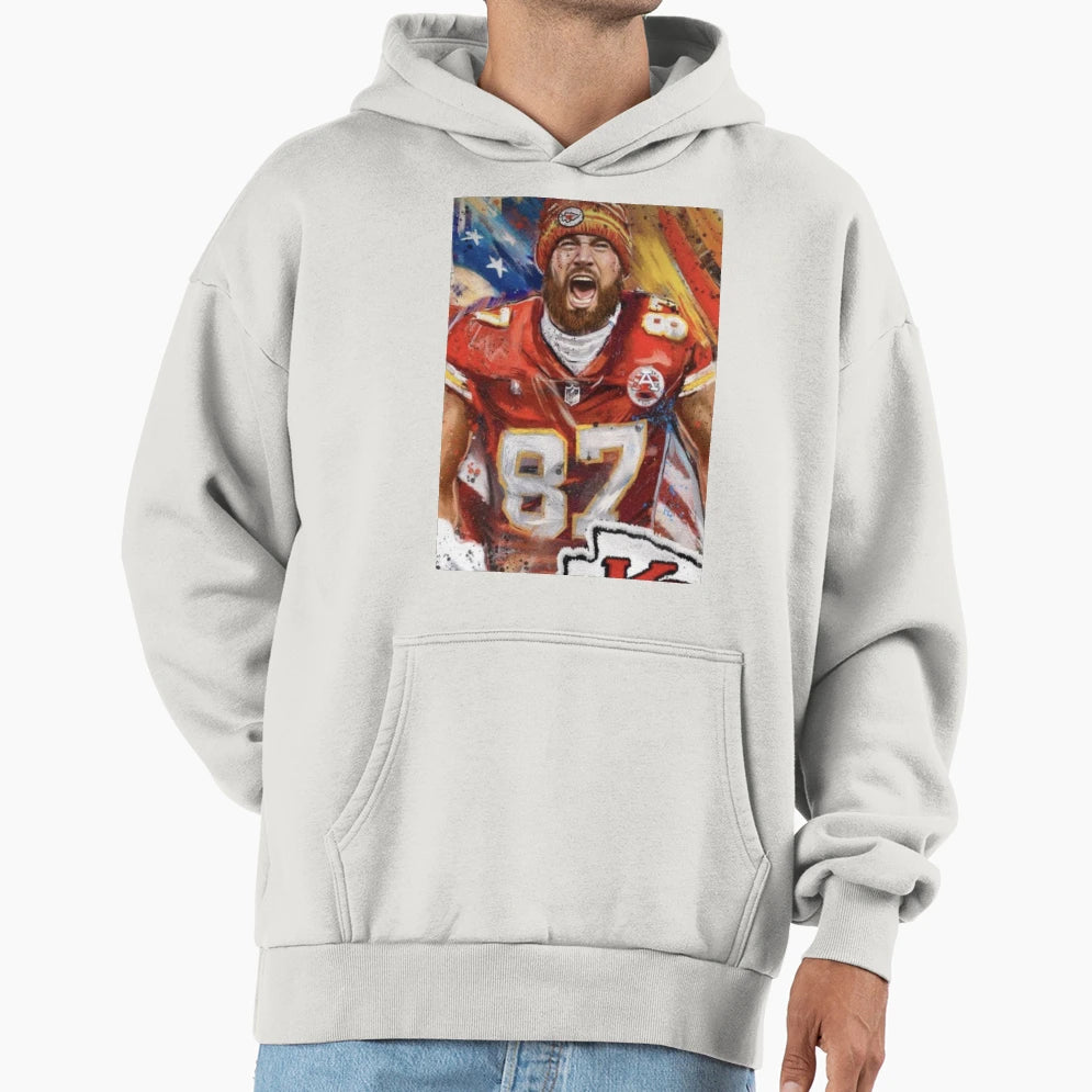 Chiefs Kelce 87 Hoodie - Streetwear Style for Adults - T-Shirt, Sweatshirt, Hoodie