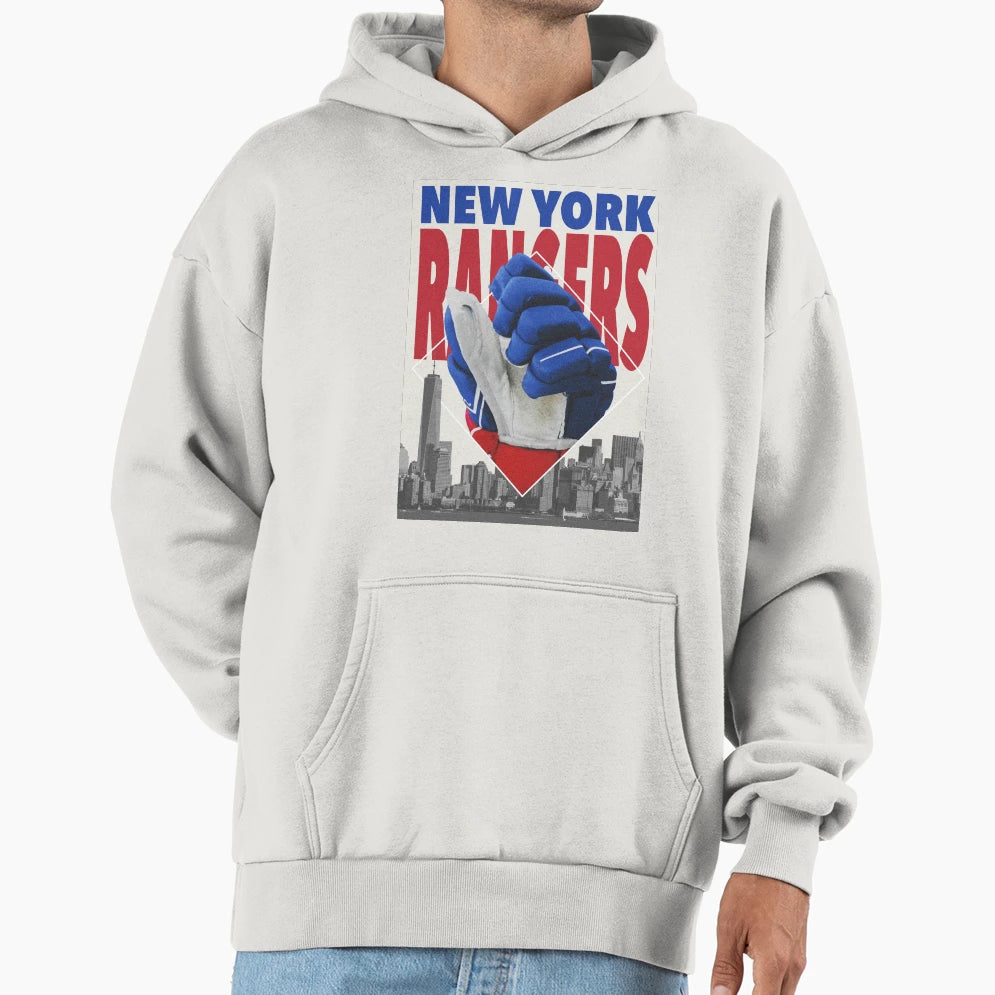 New York Rangers Hoodie - Fun Novelty Design for Adults - T-Shirt, Sweatshirt, Hoodie