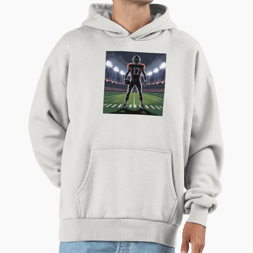 American Football Art Illustration Hoodie - Graphic Print Unisex - T-Shirt, Sweatshirt, Hoodie