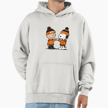 Chicago Bears Snoopy Hoodie - Graphic Print Men Women - T-Shirt, Sweatshirt, Hoodie