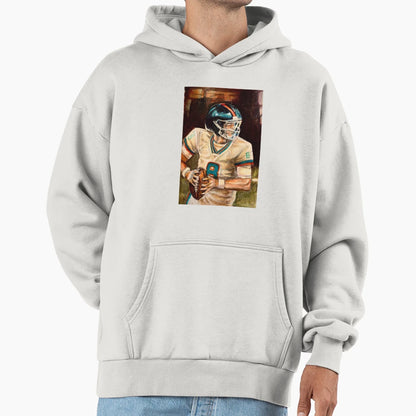Football Player Hoodie - Trendy Graphic for Adults - T-Shirt, Sweatshirt, Hoodie