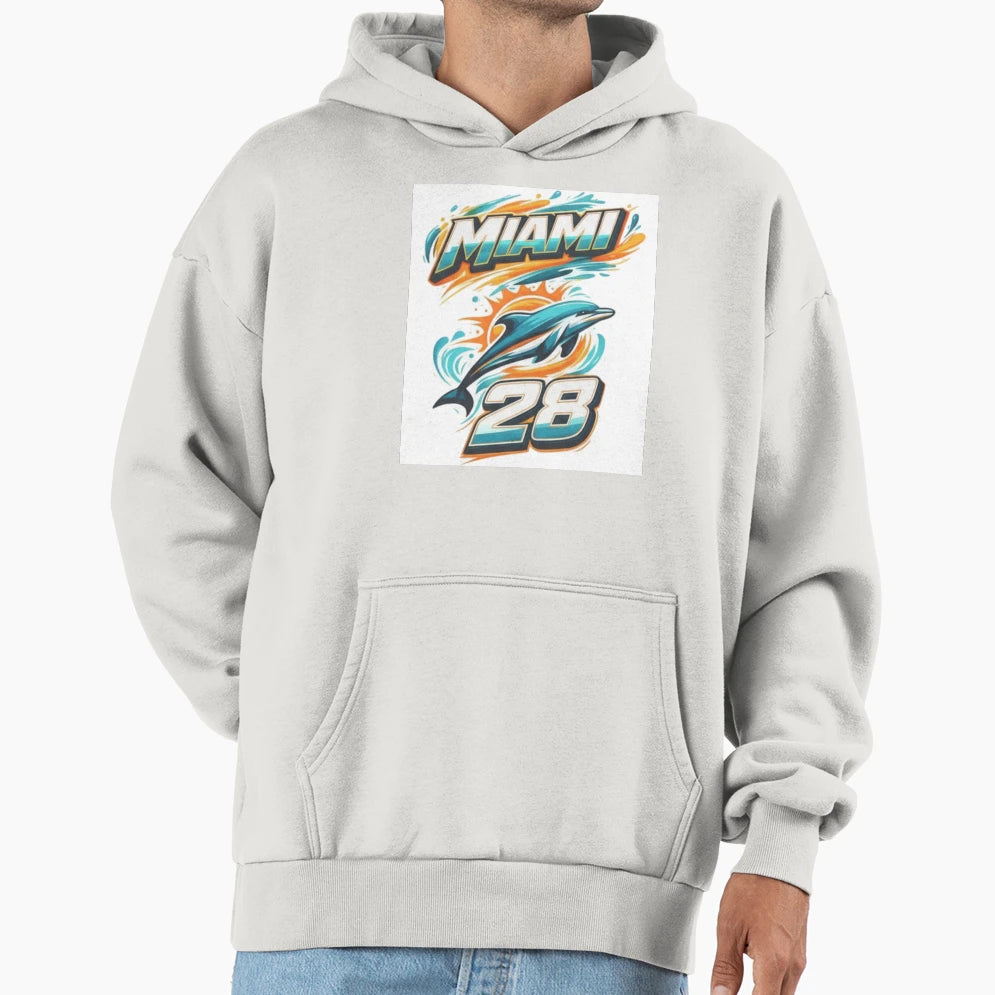 Miami Dolphins Hoodie - Trendy Graphic Unisex - T-Shirt, Sweatshirt, Hoodie