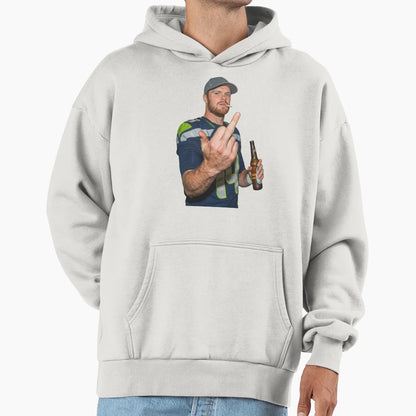 Sam Darnold Middle Finger Meme Hoodie - Streetwear Style Unisex - T-Shirt, Sweatshirt, Hoodie