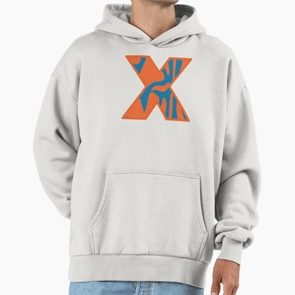 Khoisan X Tribal Dominator Prime Orange Hoodie - Novelty Apparel for Adults - T-Shirt, Sweatshirt, Hoodie
