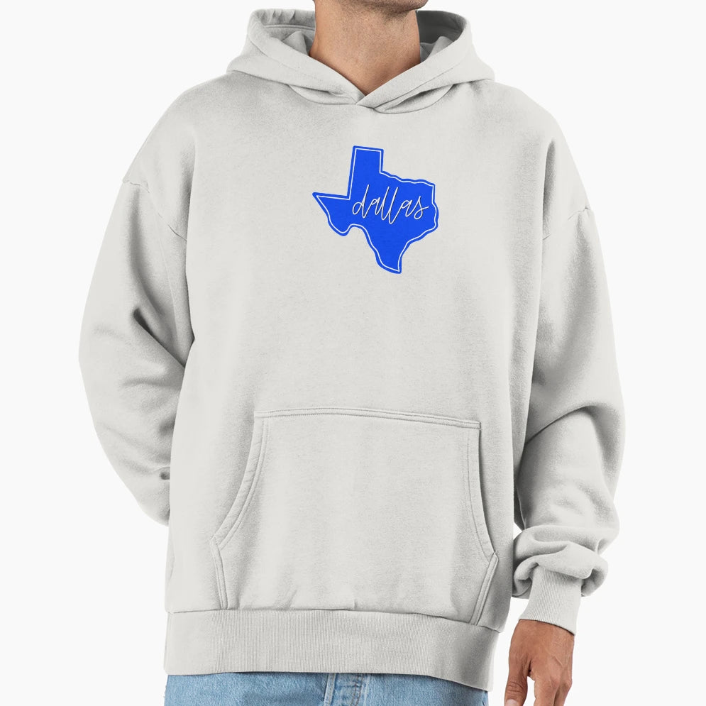 Dallas Texas Hoodie - Graphic Print for Adults - T-Shirt, Sweatshirt, Hoodie