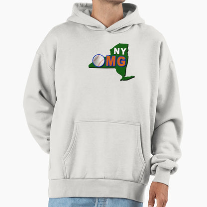 1Ny Omg Baseball Hoodie - Minimalist Print Unisex - T-Shirt, Sweatshirt, Hoodie