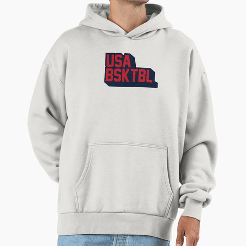 Usa Basketball Hoodie - Graphic Print Men Women - T-Shirt, Sweatshirt, Hoodie