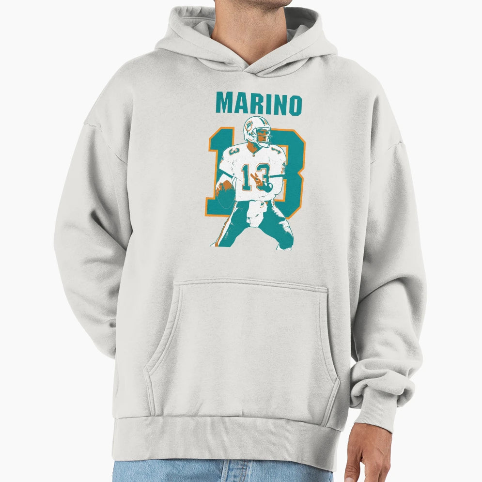 Dan Marino 13 Hoodie - Custom Art Print Men Women - T-Shirt, Sweatshirt, Hoodie