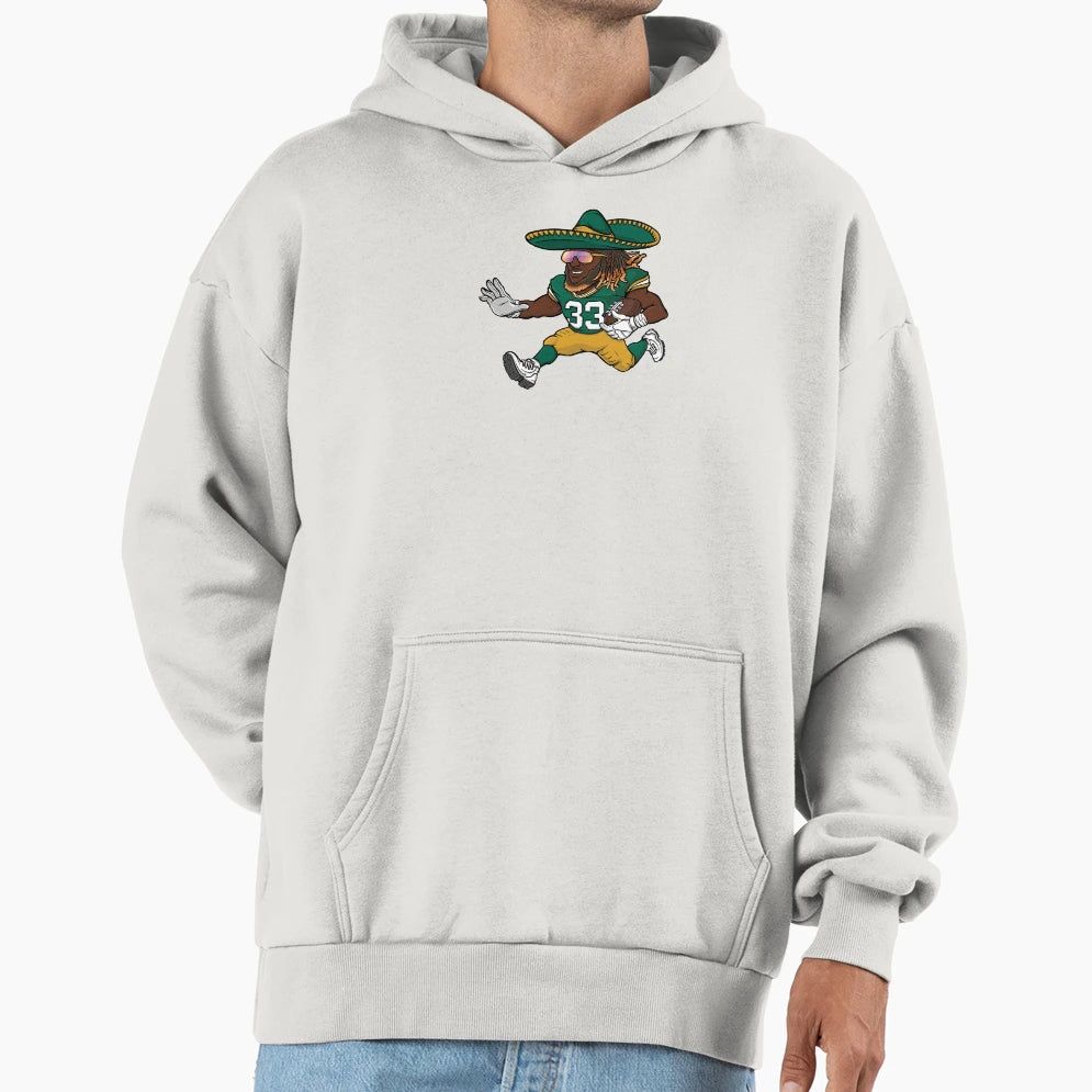 Aaron Jones Green Bay Packers Sombrero Hoodie - Aesthetic Graphic Unisex - T-Shirt, Sweatshirt, Hoodie